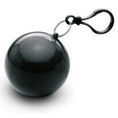 Impermeabile in confezione sferica con moschettone colore nero MO7421-03