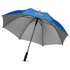 Ombrello 27 pollici con interno in silver colore blu royal