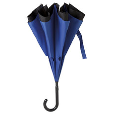 Ombrello Reversibile con struttura in fibra di vetro colore blu royal