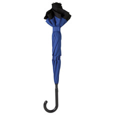 Ombrello Reversibile con struttura in fibra di vetro colore blu royal