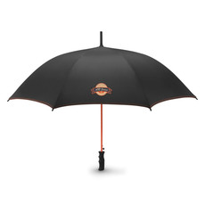 Ombrello automatico da 23 pollici con chiusura manuale colore arancio