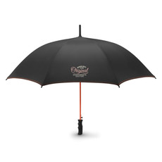 Ombrello automatico da 23 pollici con chiusura manuale colore arancio