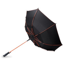Ombrello automatico da 23 pollici con chiusura manuale colore arancio