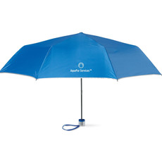 Ombrello pieghevole con cuciture interne colore blu royal