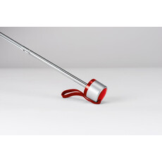 Ombrello pieghevole con cuciture interne colore rosso