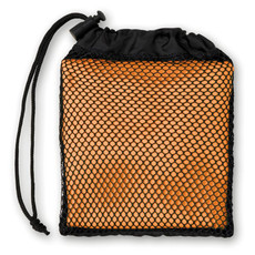 Asciugamano sport in sacca a rete colore arancio MO9025-10