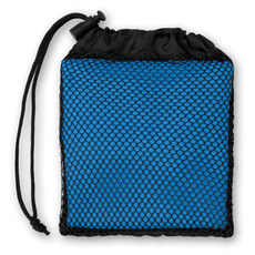 Asciugamano sport in sacca a rete colore blu royal MO9025-37