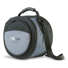 Borsa termica con barbecue in metallo colore nero