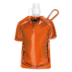 Bottiglia morbida a forma di T-shirt colore arancio MO8663-10