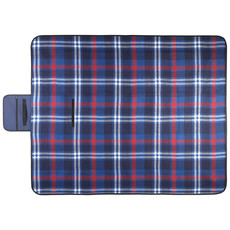 Coperta da picnic con strato in EPE colore blu