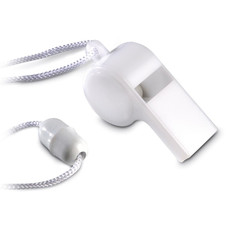 Fischietto con laccetto da collo colore bianco MO7168-06
