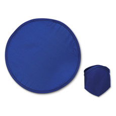 Frisbee pieghevole in poliestere colore blu