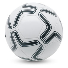 Pallone da calcio in PVC colore bianco-nero MO7933-33