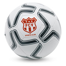 Pallone da calcio in PVC colore bianco-nero