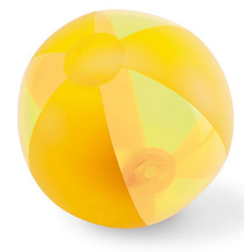 Pallone da spiaggia gonfiabile colore giallo