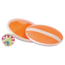 Set gioco da spiaggia con ventose e palla colore arancio IT3852-10