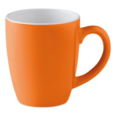 Tazza ceramica colorata 300ml colore arancio MO9242-10