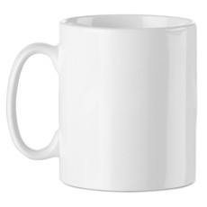 Tazza in ceramica da 300 ml colore bianco