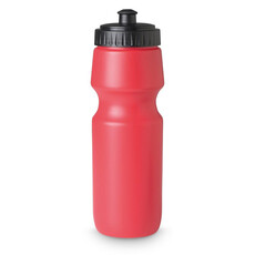 Borraccia sport da 700 ml in plastica coprente colore rosso MO8933-05