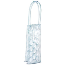 Borsa termica con manici con intercapedini a nido d ape colore trasparente
