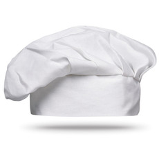 Cappello da cuoco in cotone con chiusura in velcro colore bianco MO8409-06