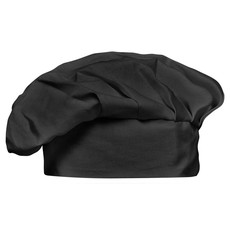 Cappello da cuoco in cotone con chiusura in velcro colore nero MO8409-03