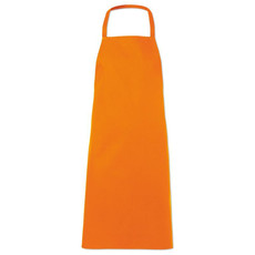 Grembiule da cucina in cotone colore arancio