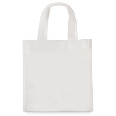 Mini borsa shopper da colorare con 5 pennarelli colore bianco