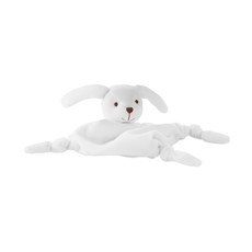 Peluche doudou per neonati colore bianco