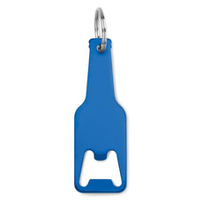 Portachiavi con apribottiglie in alluminio colore blu MO9247-04