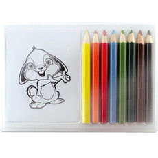 Set 8 colori e 20 disegni da colorare colore multicolor MO7389-99