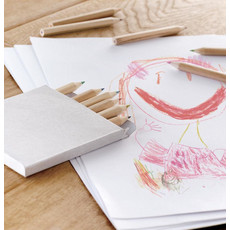 Set matite colorate in confezione colore marrone