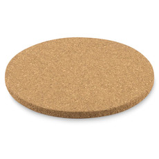 Sottobicchiere tondo in sughero colore legno