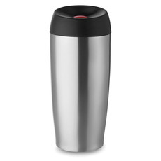 Thermos con doppio strato in acciaio inossidabile da 400ml colore argento opaco MO9105-16