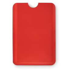 Porta carte RFID in plastica colore rosso MO8938-05