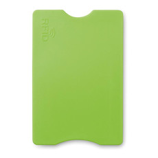 Porta carte di credito RFID colore lime MO8885-48