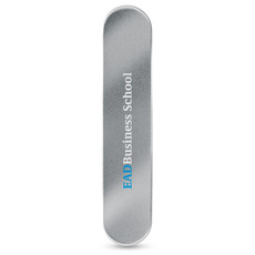 Puntatore laser con punta touch colore argento opaco