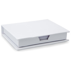 Set memo pad colorati e 100 fogli neutri in confezione colore bianco MO7627-06