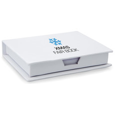 Set memo pad colorati e 100 fogli neutri in confezione colore bianco