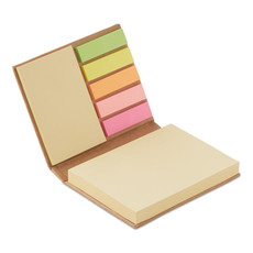 Set memo pad di varie dimensioni e colori colore beige IT3233-13