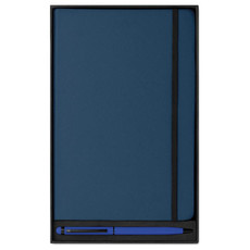 Set notebook A5 con penna touch screen abbinata colore blu