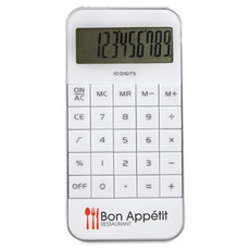 Calcolatrice a 10 cifre in abs a forma di Iphone colore bianco