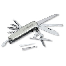 Coltellino tascabile con 13 funzioni in ABS colore argento
