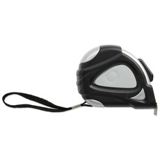 Metro allungabile da 3Mt riavvolgibile in box in ABS colore nero