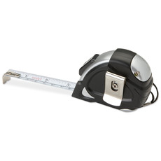 Metro allungabile da 3Mt riavvolgibile in box in ABS colore nero