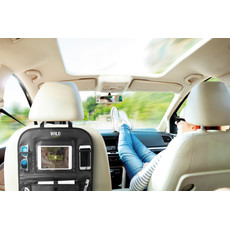 Organizer per automobile con vari scomparti colore nero