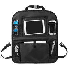 Organizer per automobile con vari scomparti colore nero