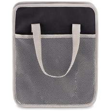 Organizer pieghevole per auto con tasche laterali in rete colore nero