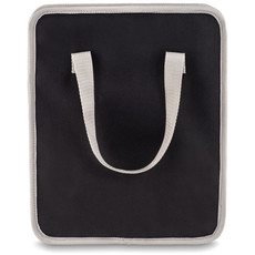 Organizer pieghevole per auto con tasche laterali in rete colore nero