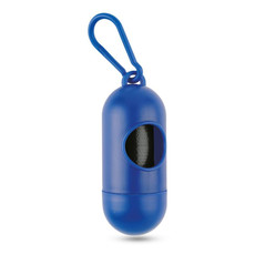 Porta sacchetti igienici per animali cilindrico colore blu MO7681-04